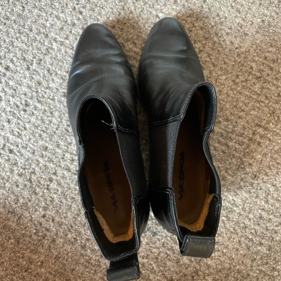 Via Spiga Black Leather Booties - Picture 5 of 7